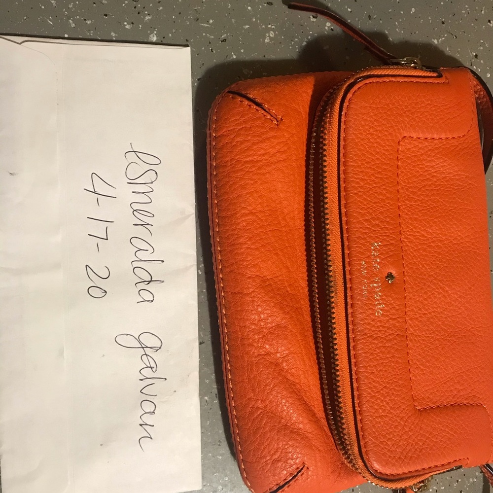 Orange Kate spade crossbody